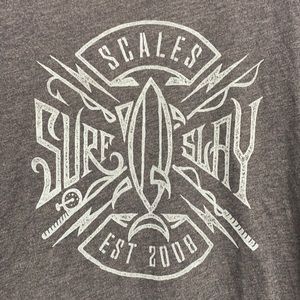 Scales Surf Slay Est 2008 Tee Size Small